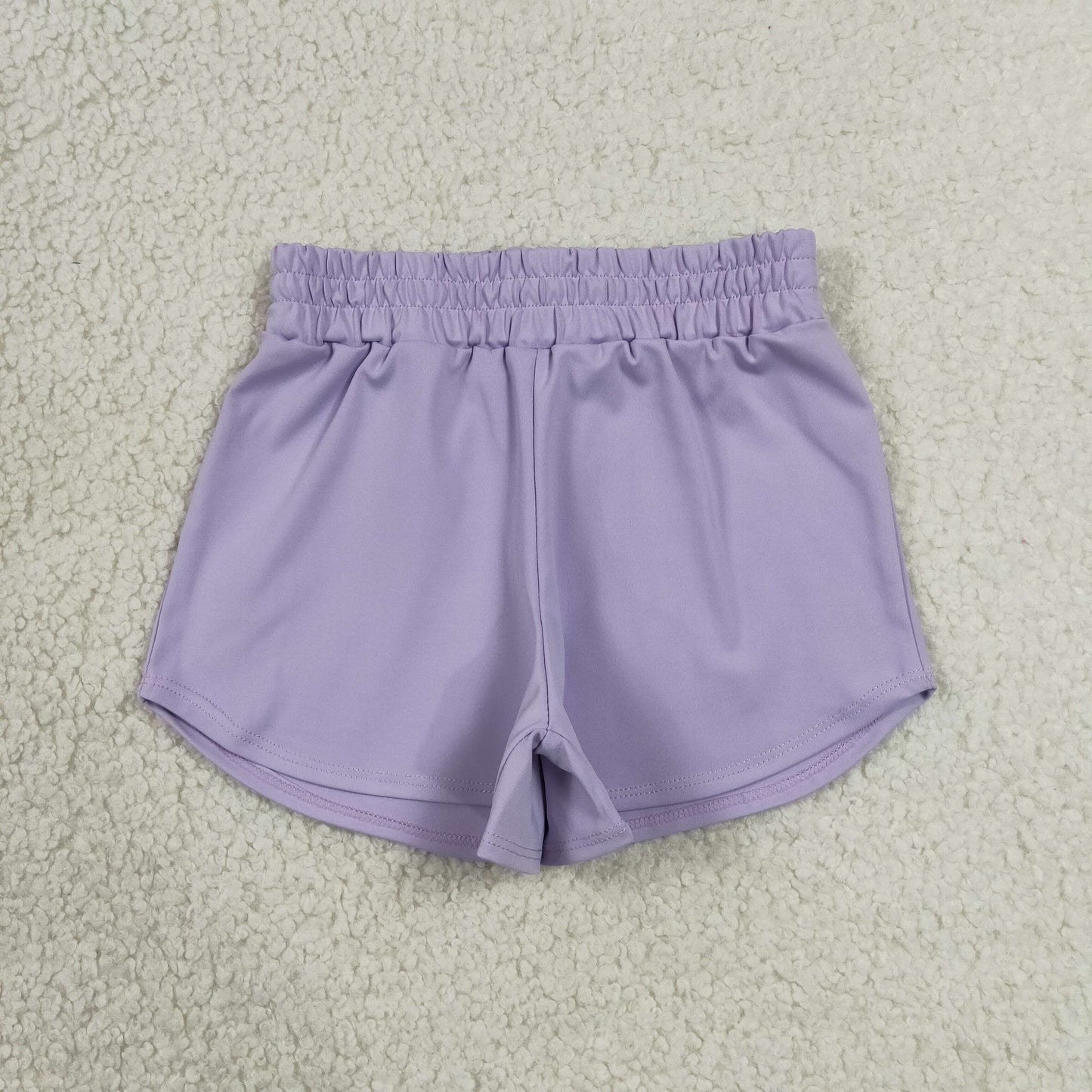 Baby Girls Lavender Yoga Active Sport Shorts Bottom