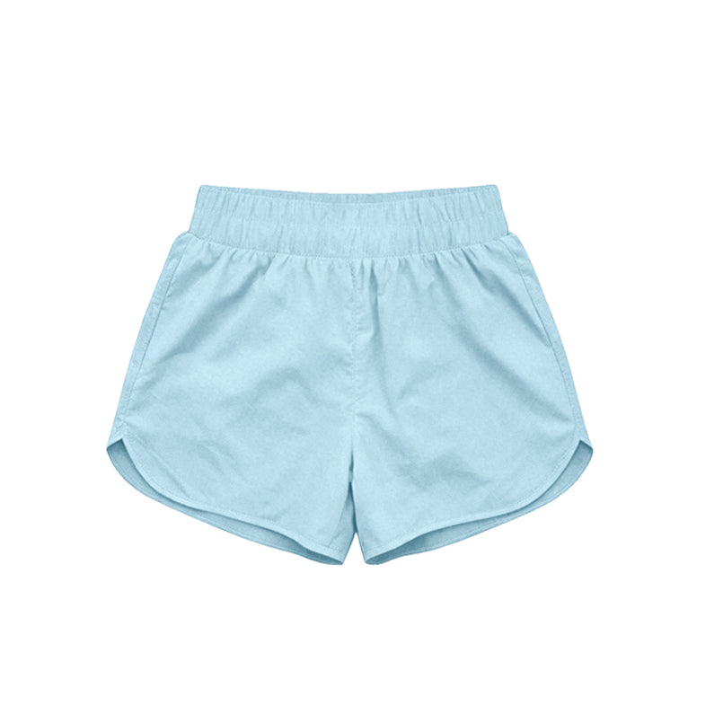 Baby Girls Light Blue Yoga Active Sport Shorts Bottom Preorder