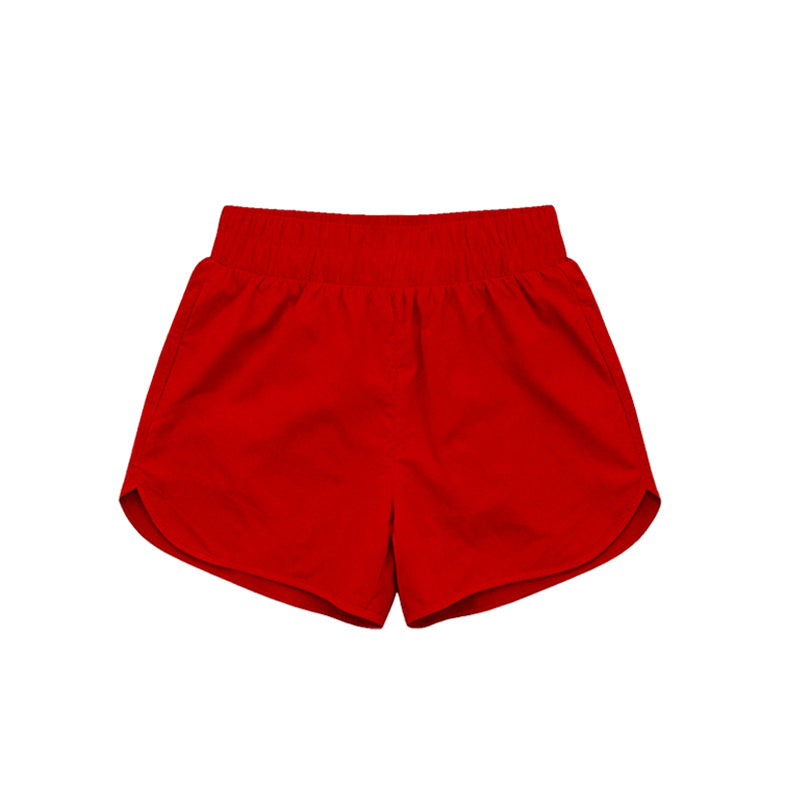 Baby Girls Red Yoga Active Sport Shorts Bottom Preorder