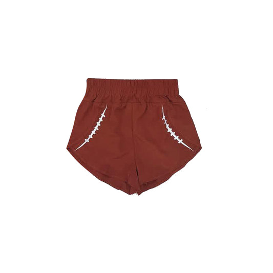Baby Girls Brown Baseball Yoga Active Team Sport Shorts Bottom Preorder