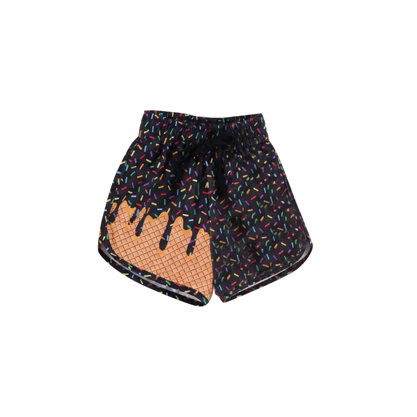 Baby Girls Colorful Sprinkles Drip Team Shorts Bottom Preorder