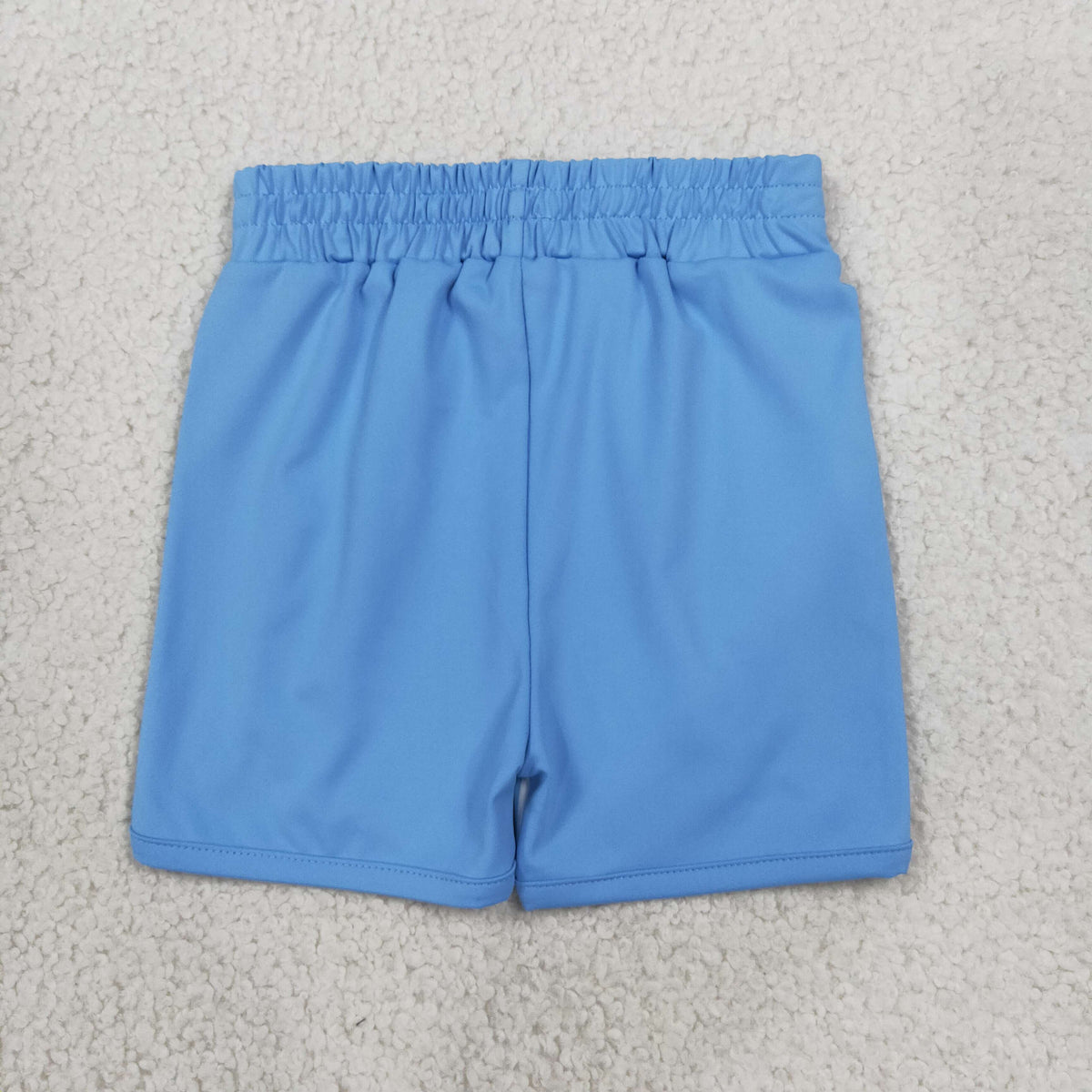 Baby Girls Blue Stripe Yoga Active Shorts Bottom