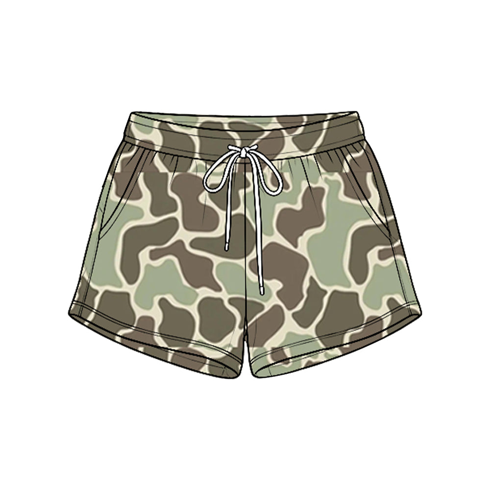Preorder moq 5 Baby Boys Southern Camo Hunting Pockets Shorts Bottom