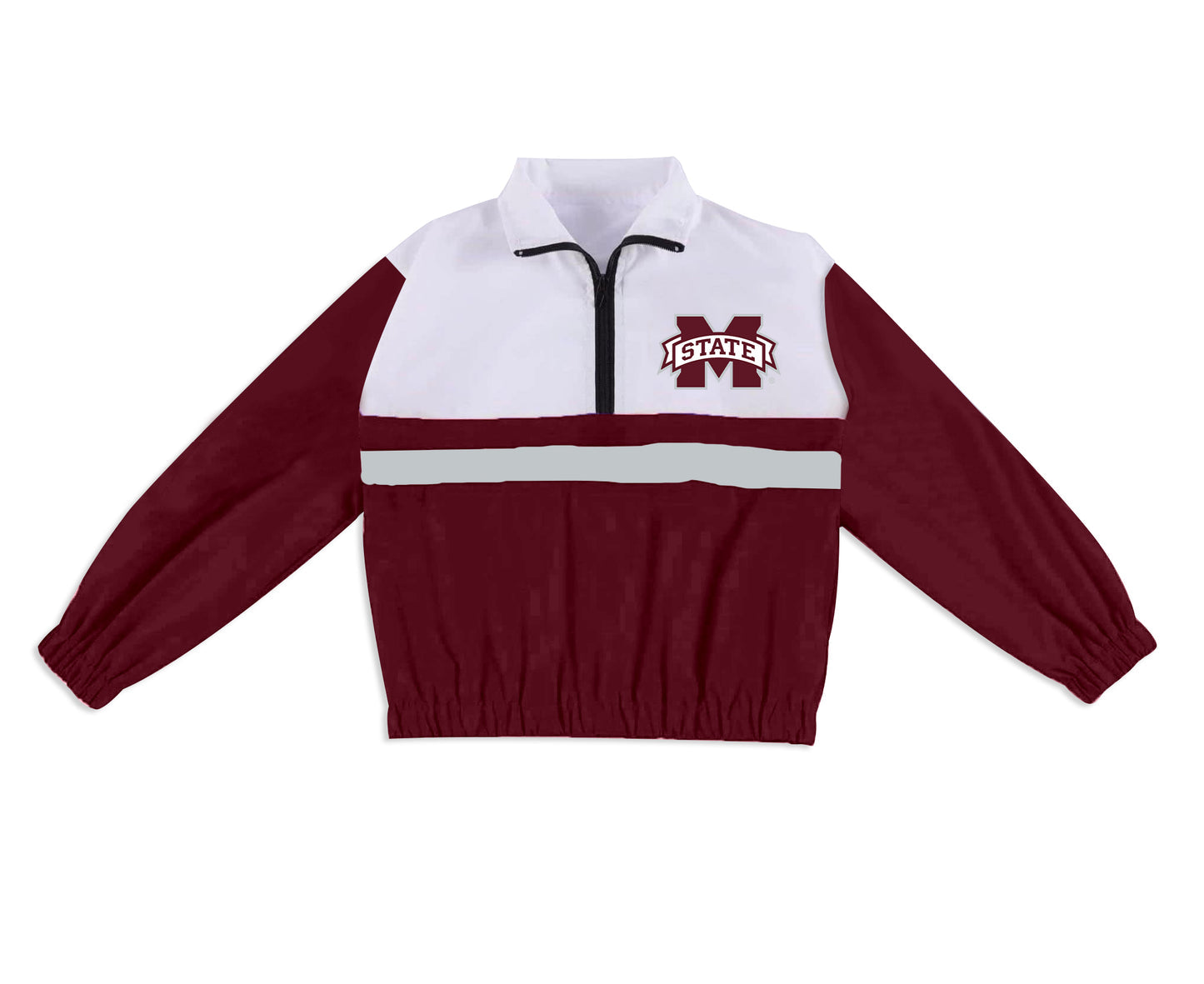 Preorder (moq 5)Baby Boys Long Sleeve M State Team Zip Pullovers Tops