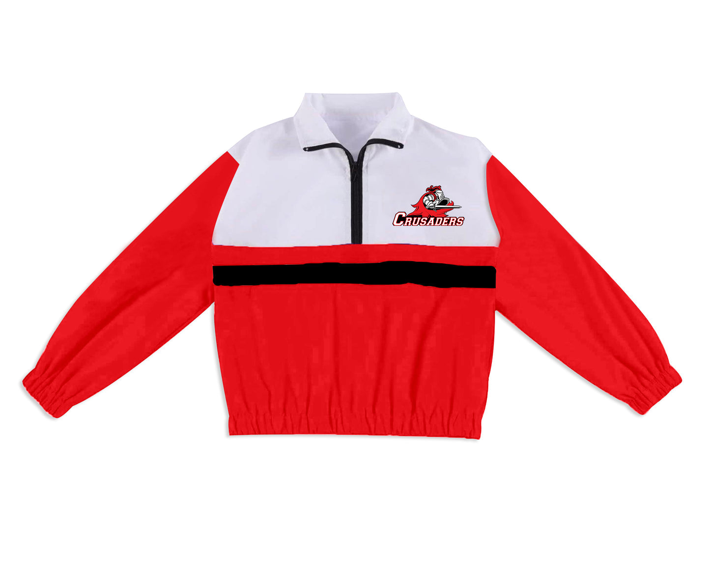 Preorder (moq 5)Baby Boys Long Sleeve Crusaders Team Zip Pullovers Tops