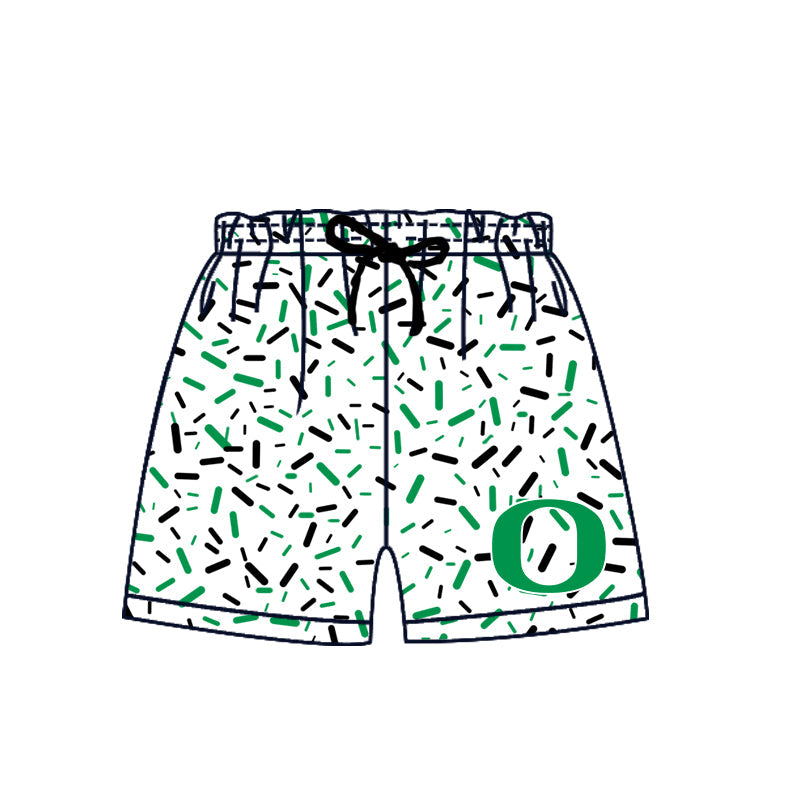 Preorder (moq 5)Baby Boys Drip Sprinkles Oregon Ducks Team Shorts Bottom