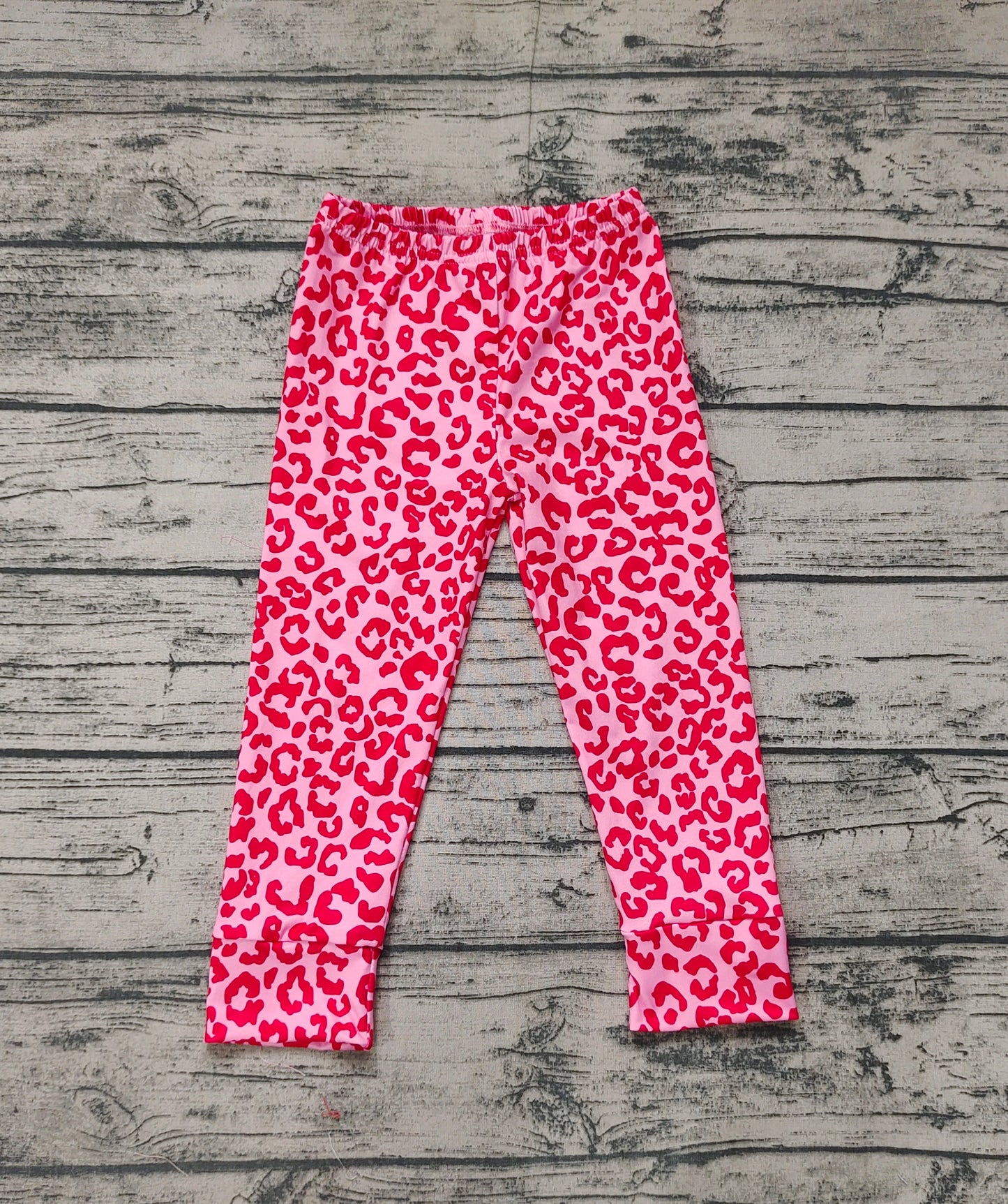 Baby Girls Toddler Pink Leopard Elastic Pants