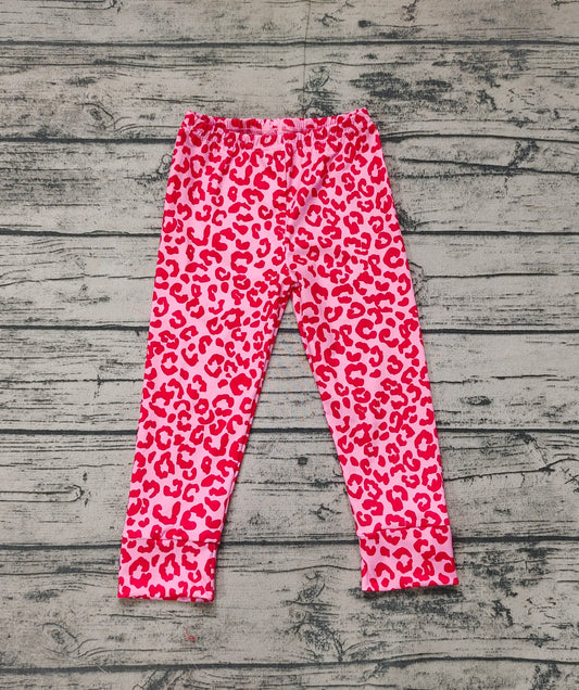 Baby Girls Toddler Pink Leopard Elastic Pants