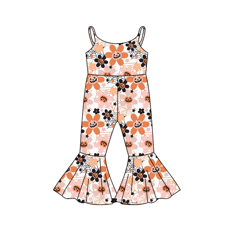 Baby Girls Spider Flowers Jumpsuits preorder(moq 5)