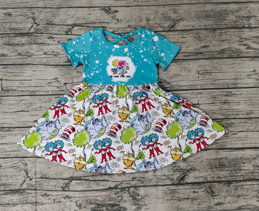 Baby Girls Dr Reading Short Sleeve Knee Length Dresses