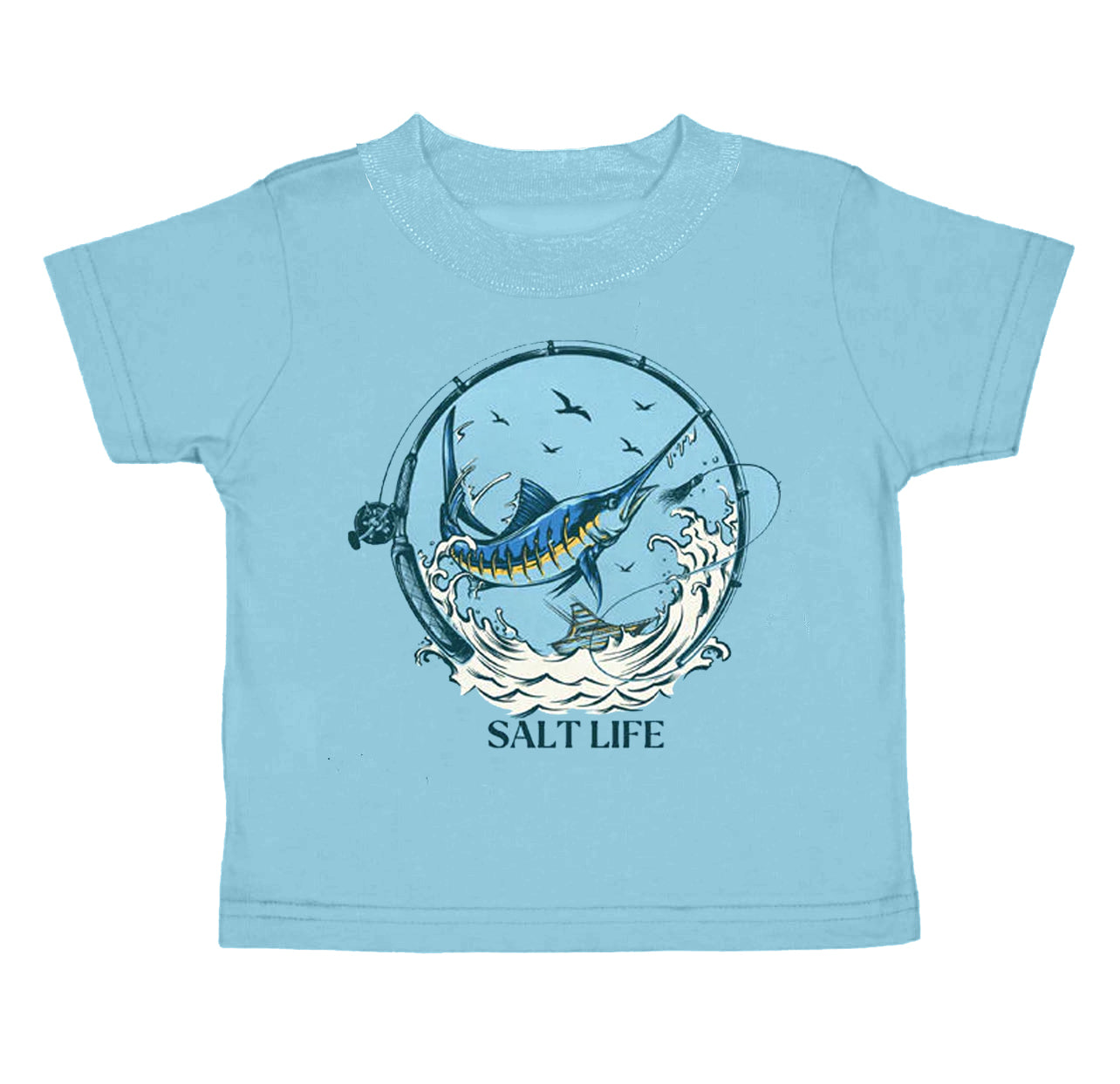 Baby Boys Toddler Salt Life Short Sleeve Tee Shirts Tops Preorder(moq 5)