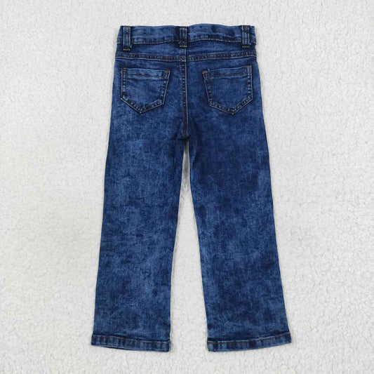 Baby Boys Distressed Navy Blue Denim Pants