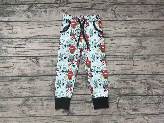 Baby Boys Christmas Cow Hats Cactus Pockets Pants
