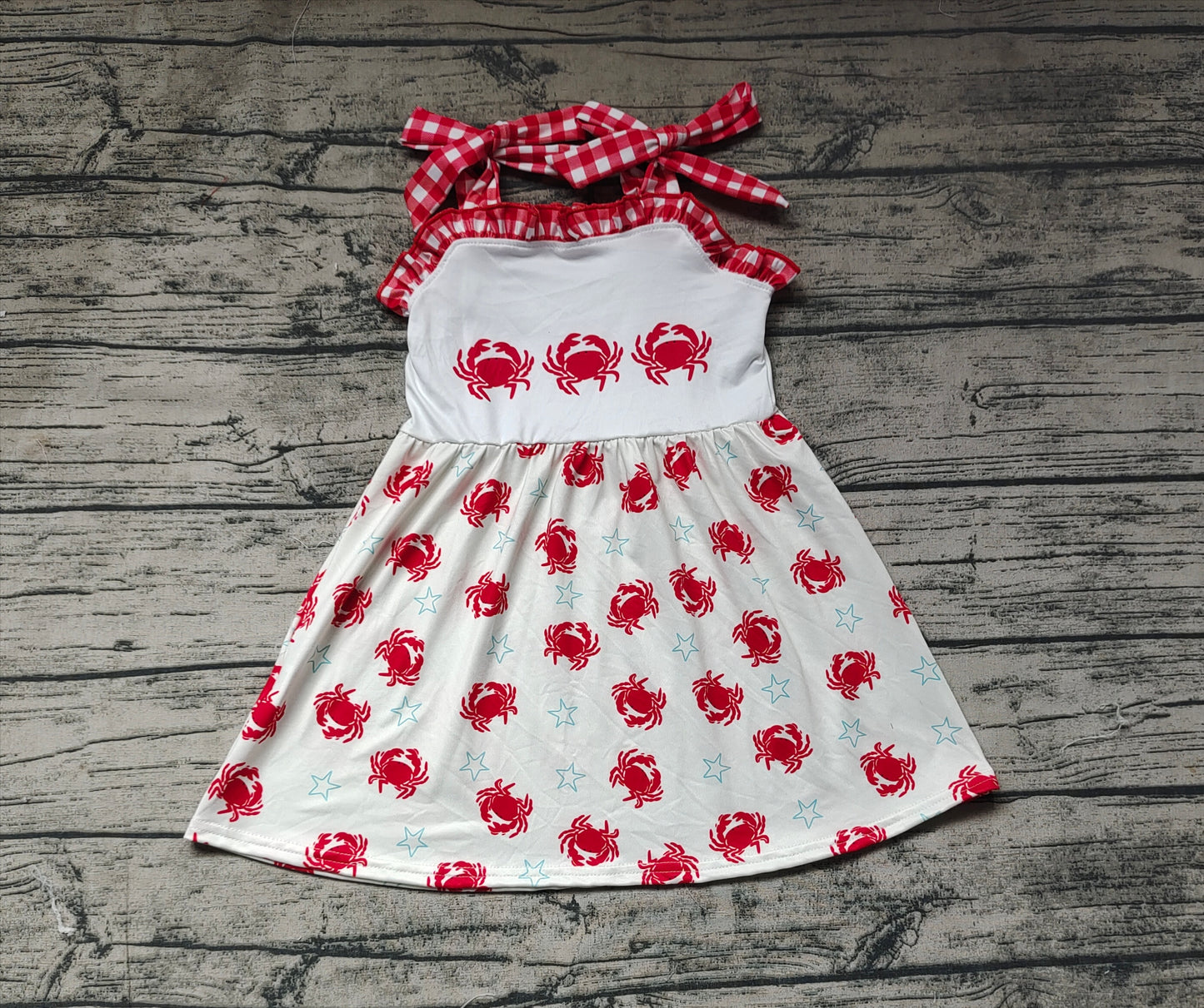 Baby Girls Straps Crab Knee Length Dresses