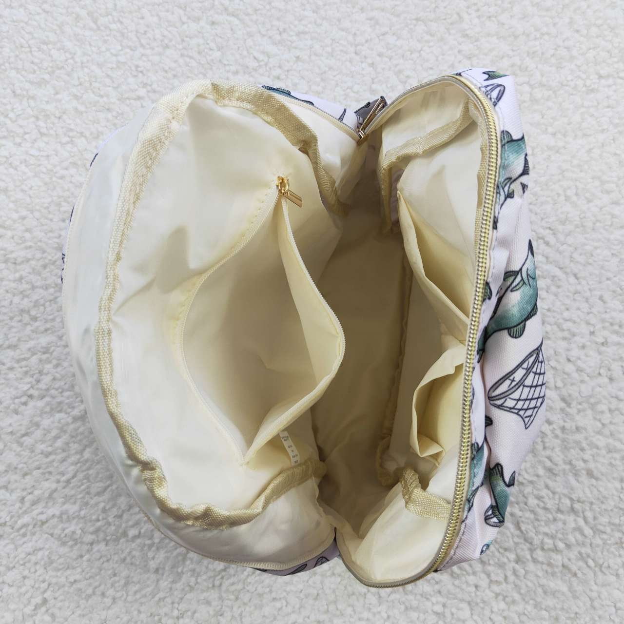 Baby Kids Children Fishing Green Color Back Bags