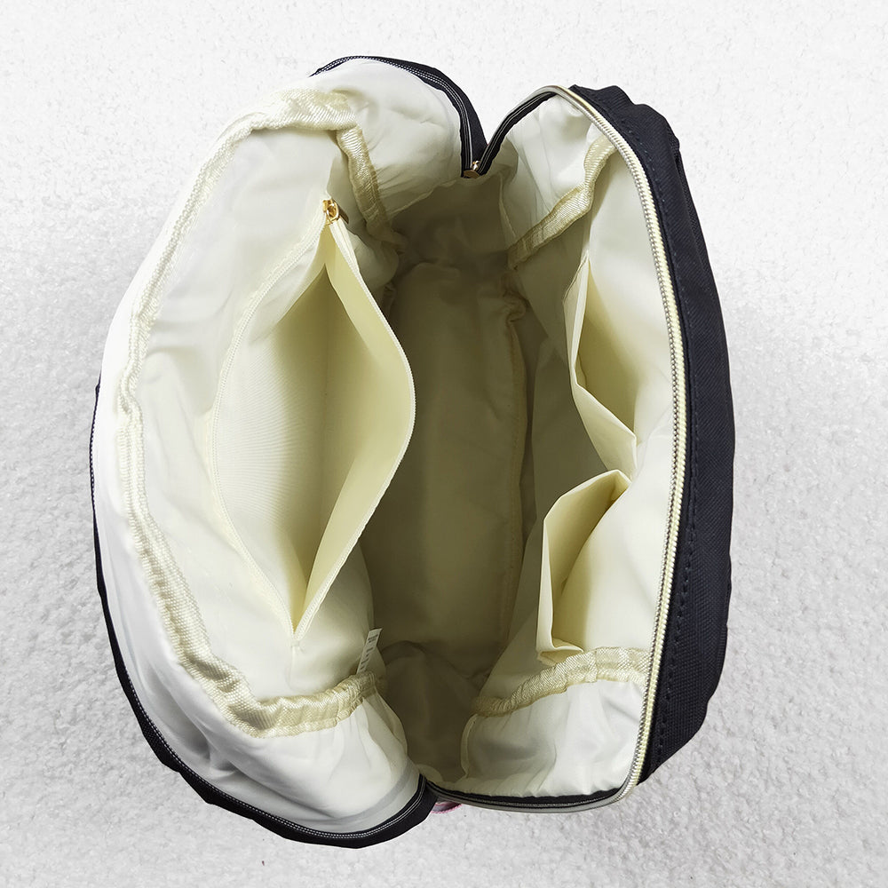 Baby Kids Girls Pink Bow Cartoon Backpack Back Bags