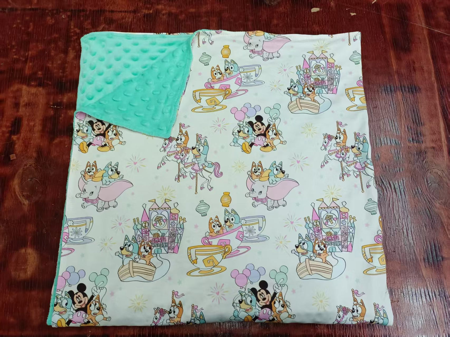 Preorder Moq 5 Baby Kids Cartoon Dogs Castle Blankets