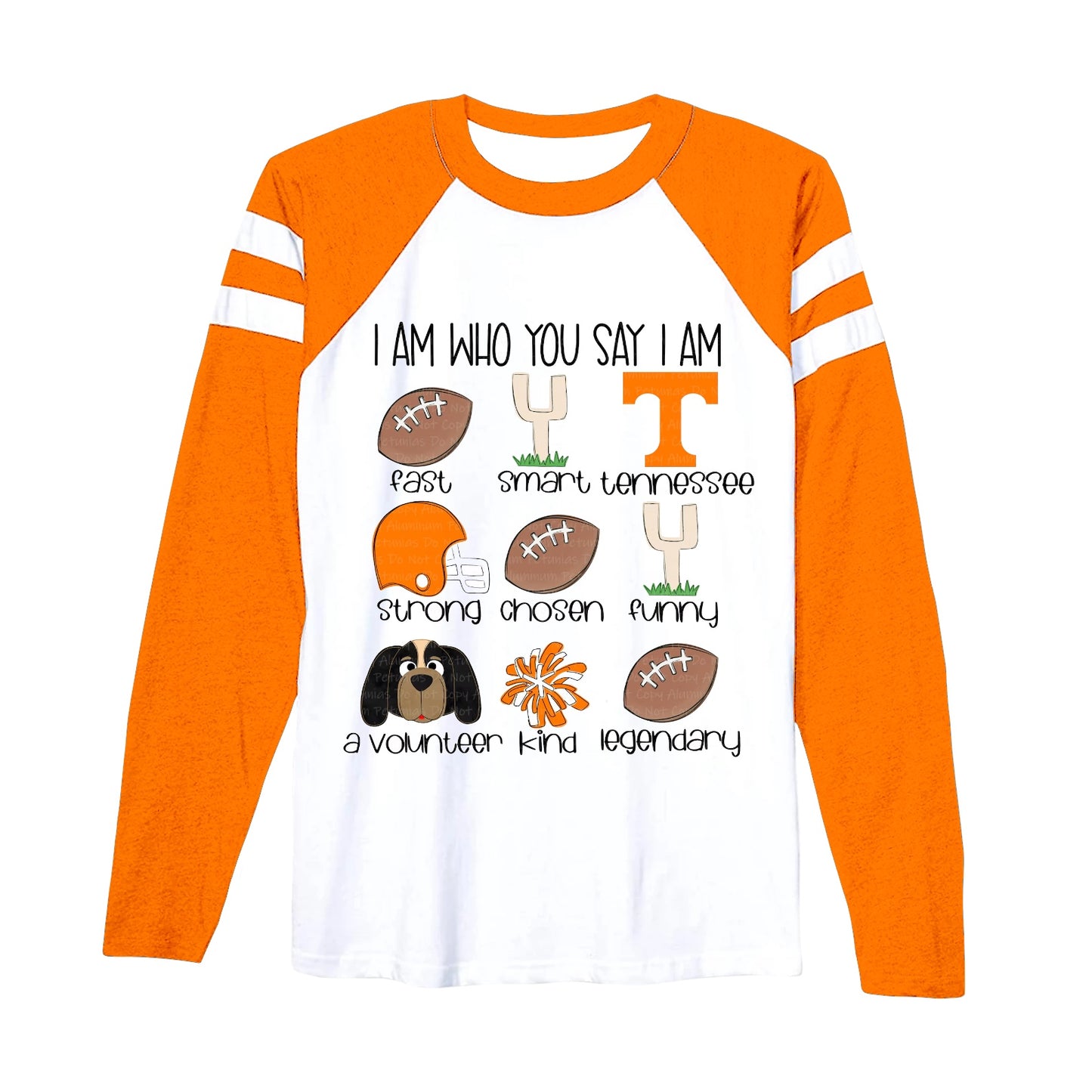 Baby Girls Long Sleeve Tennessee Team Tee Shirts Preorder(moq 5)