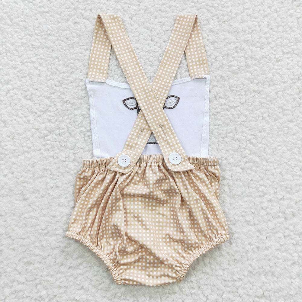 Baby Boys Western Cow Rompers