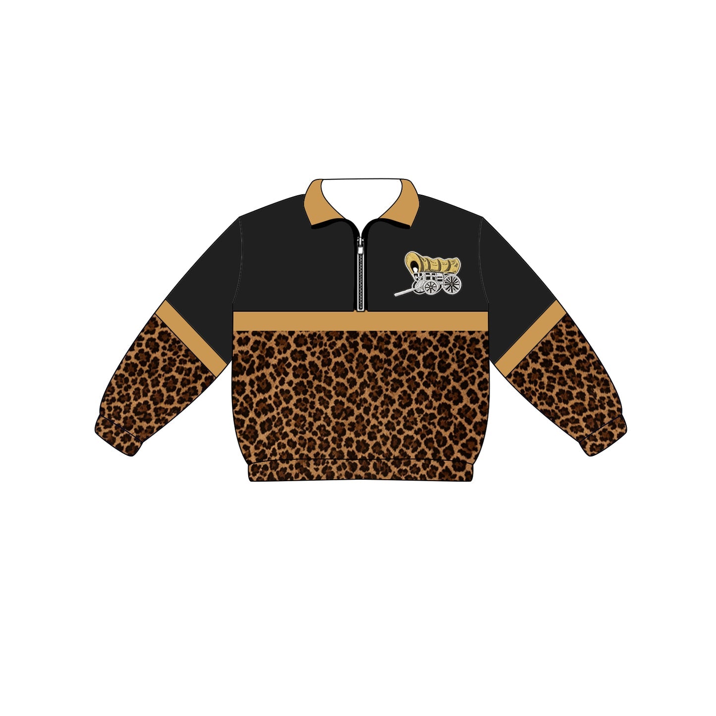 Preorder (moq 5)Baby Boys Long Sleeve Team Zip Pullovers Tops