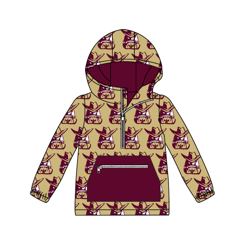 Preorder moq 8 Adult Men Long Sleeves Colonels Hoodies Tops