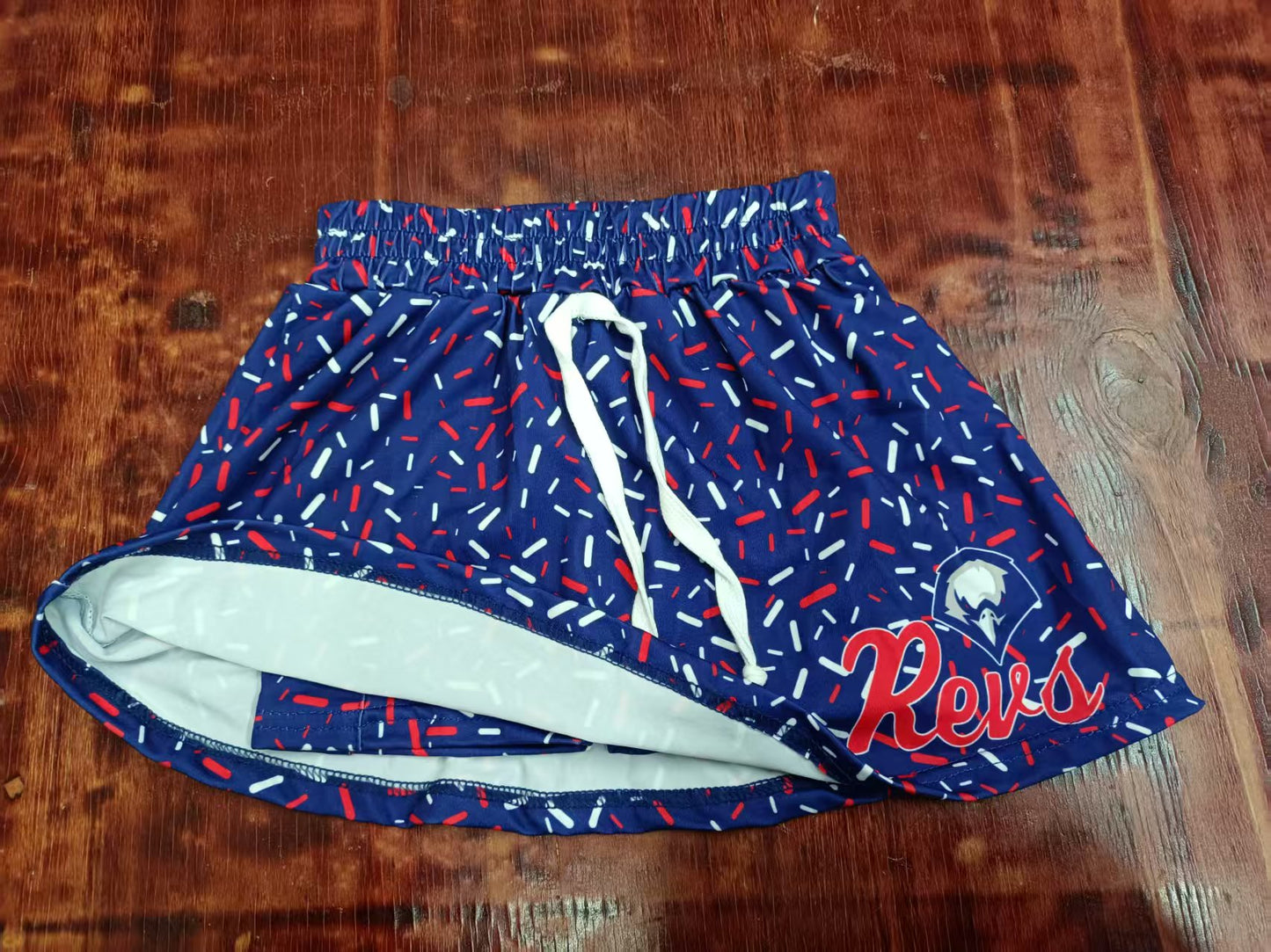 Preorder(moq 5) Baby Girls Hot Blue Revs Team Skort Bottoms