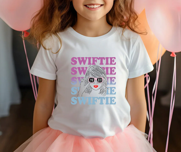 Baby Girls Short Sleeve Swiftie Summer Tee Shirts Preorder(moq 5)