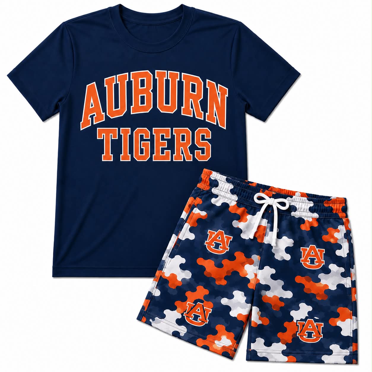 Preorder moq 5 Baby Boys Auburn Top Short Team Clothes Sets