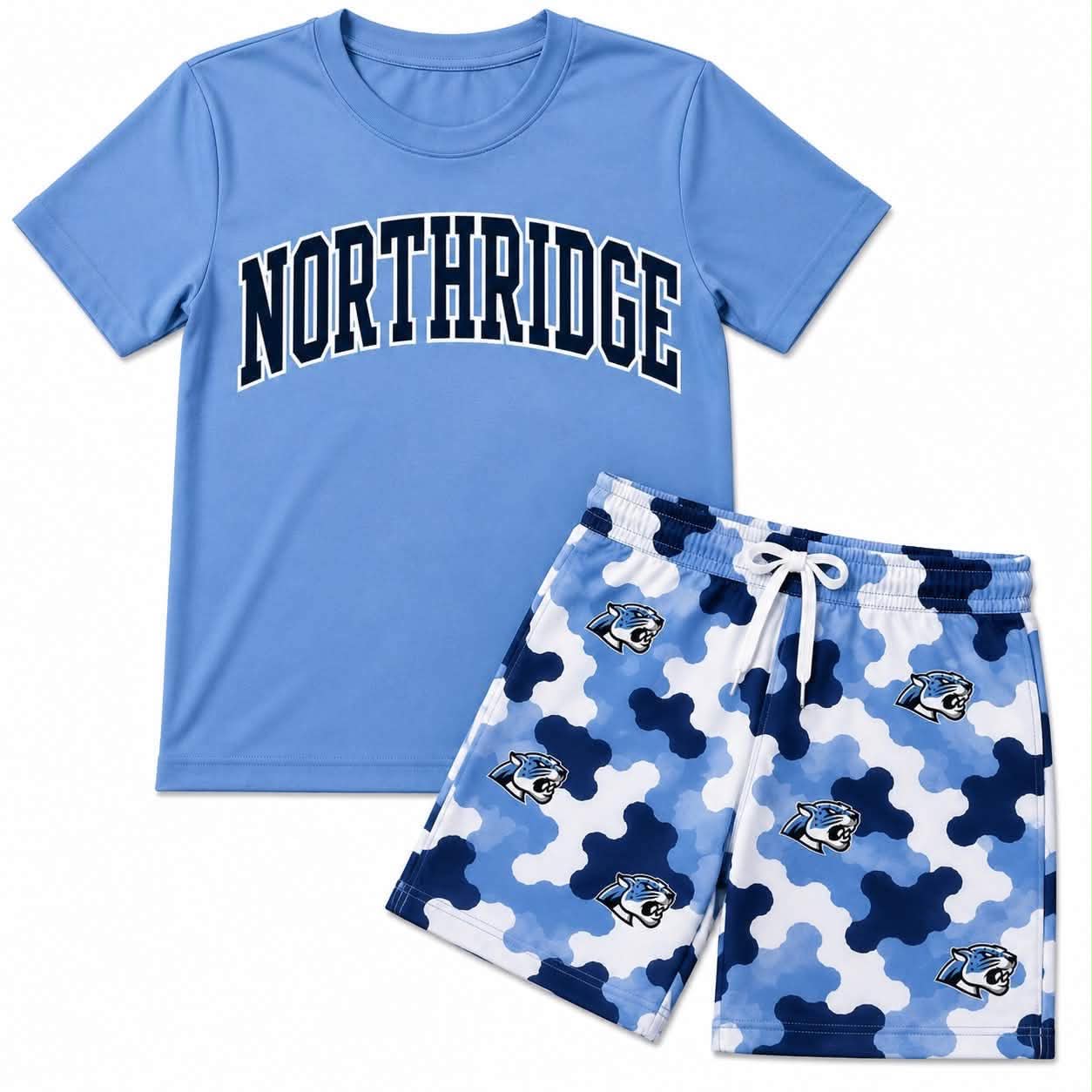 Preorder moq 5 Baby Boys NR jaguars Top Short Team Clothes Sets