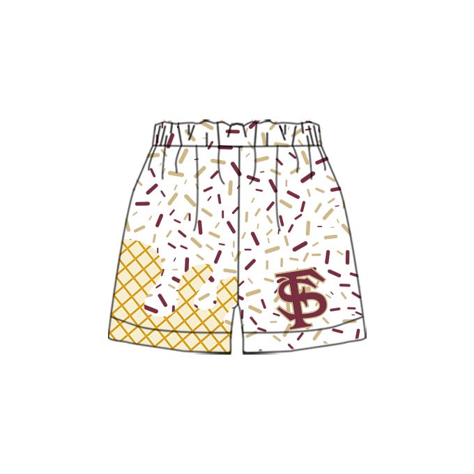 Preorder moq 5 Baby Boys Flordia State Team Shorts Bottoms