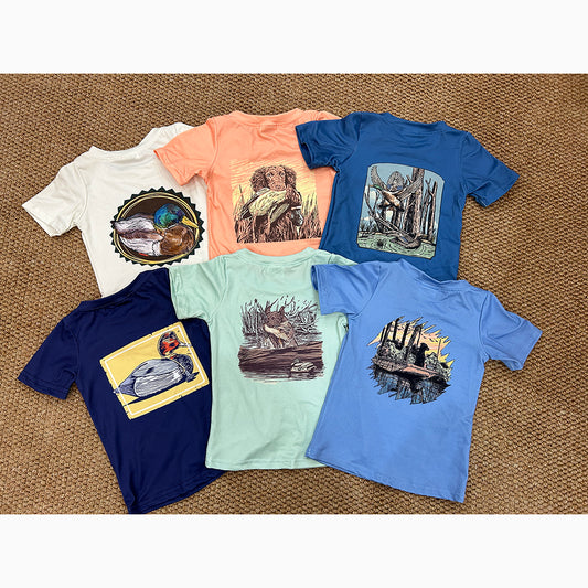 Sibling Baby Boys Hunting Duck Short Sleeve Tee Shirts Tops