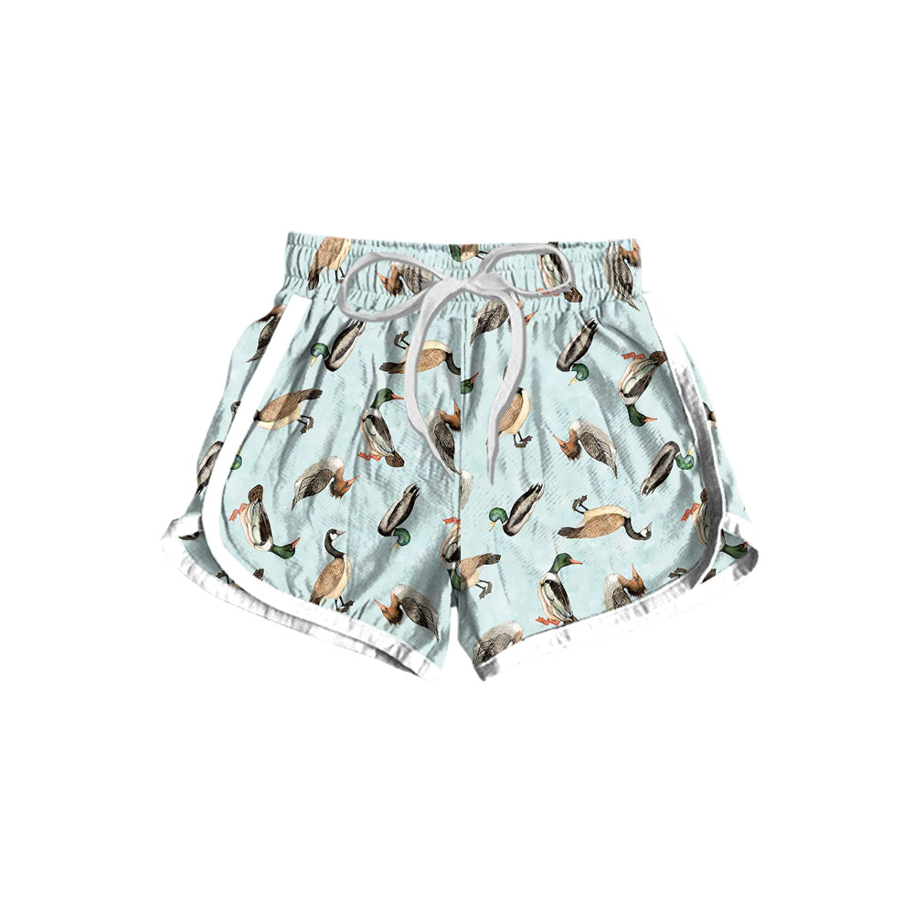 Baby Girls Ducks Light Green Bottoms Sports Shorts Preorder(moq 5)