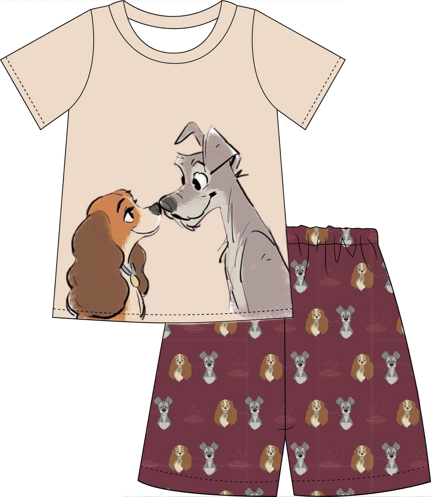 Baby Boys Dogs Shirt Shorts Summer Clothes Sets preorder (moq 5)