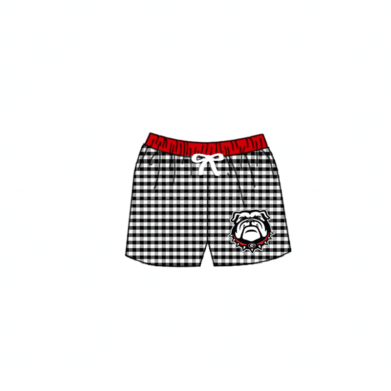 Baby boys team bulldogs trunks swimsuits preorder(moq 5)