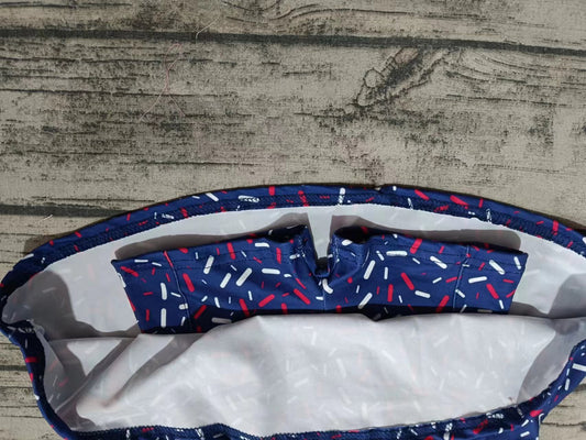 Preorder(moq 5) Baby Girls Navy Team A Skort Shorts Bottoms