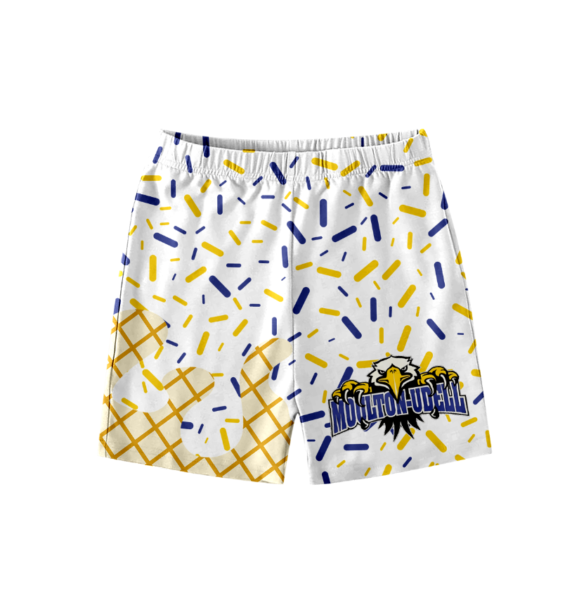 Custom moq 5 football team Moulton adult man shorts
