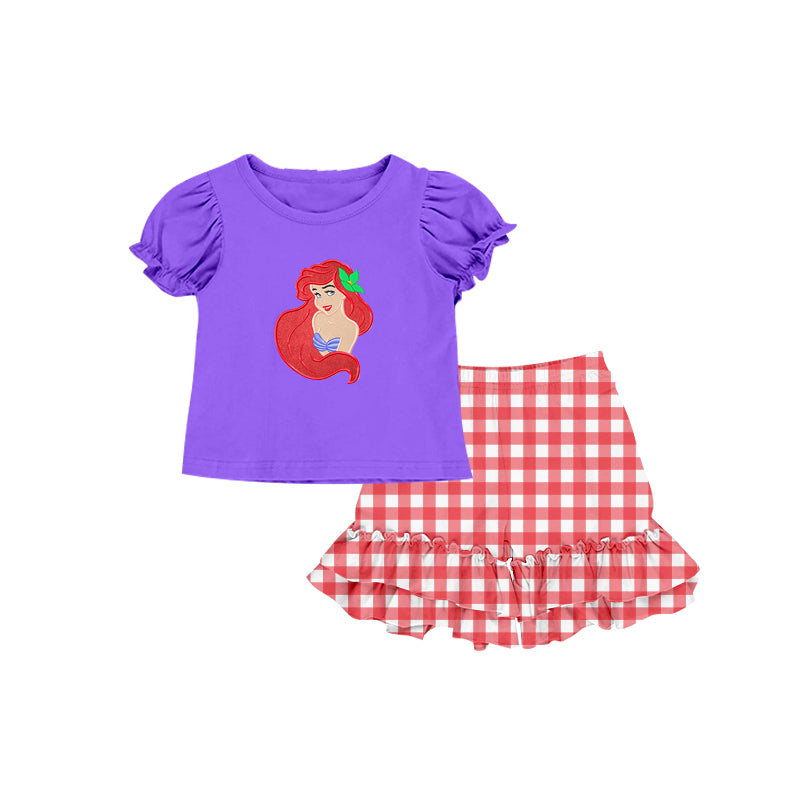Baby Girls Princess Tee 3 Shirt Ruffle Shorts Clothes Sets preorder(moq 5)