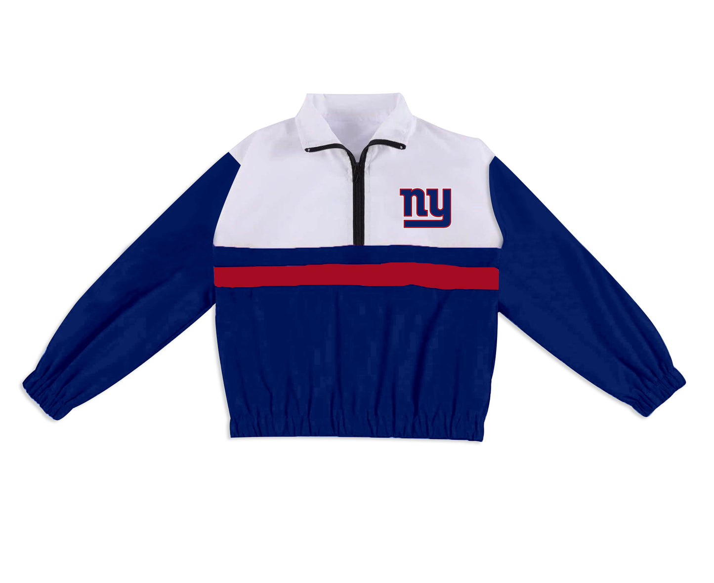 Preorder (moq 5)Baby Boys Long Sleeve Giants Ny Team Zip Pullovers Tops