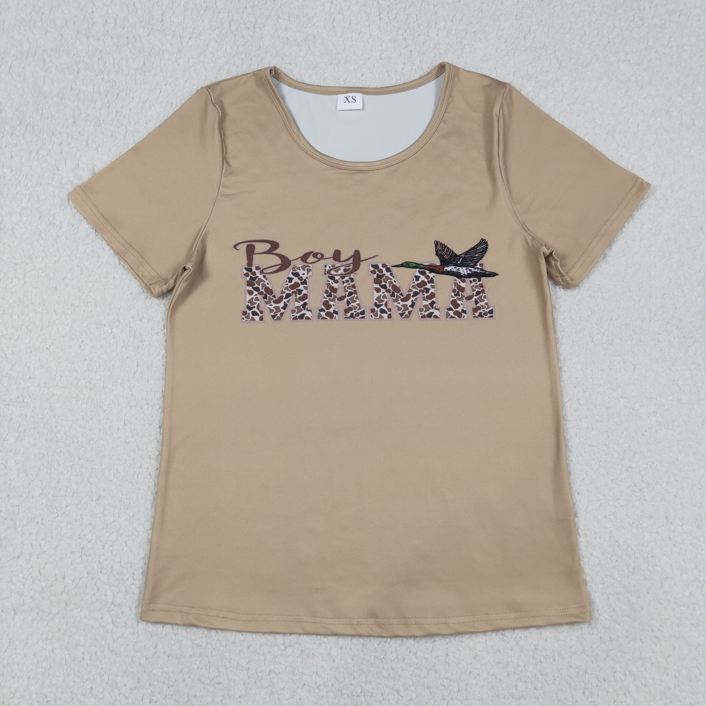 Adult Women Southern Camo Mama's Boys Ducks Hunting T-shirts Top