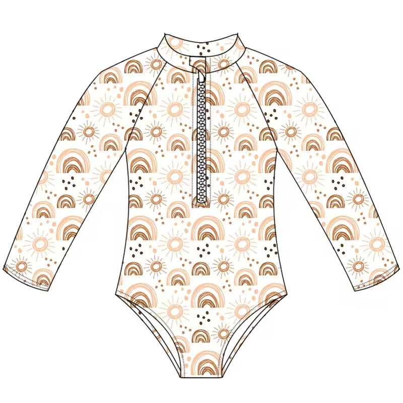 Baby Girls Rainbow One Piece Swimsuits preorder (moq 5)