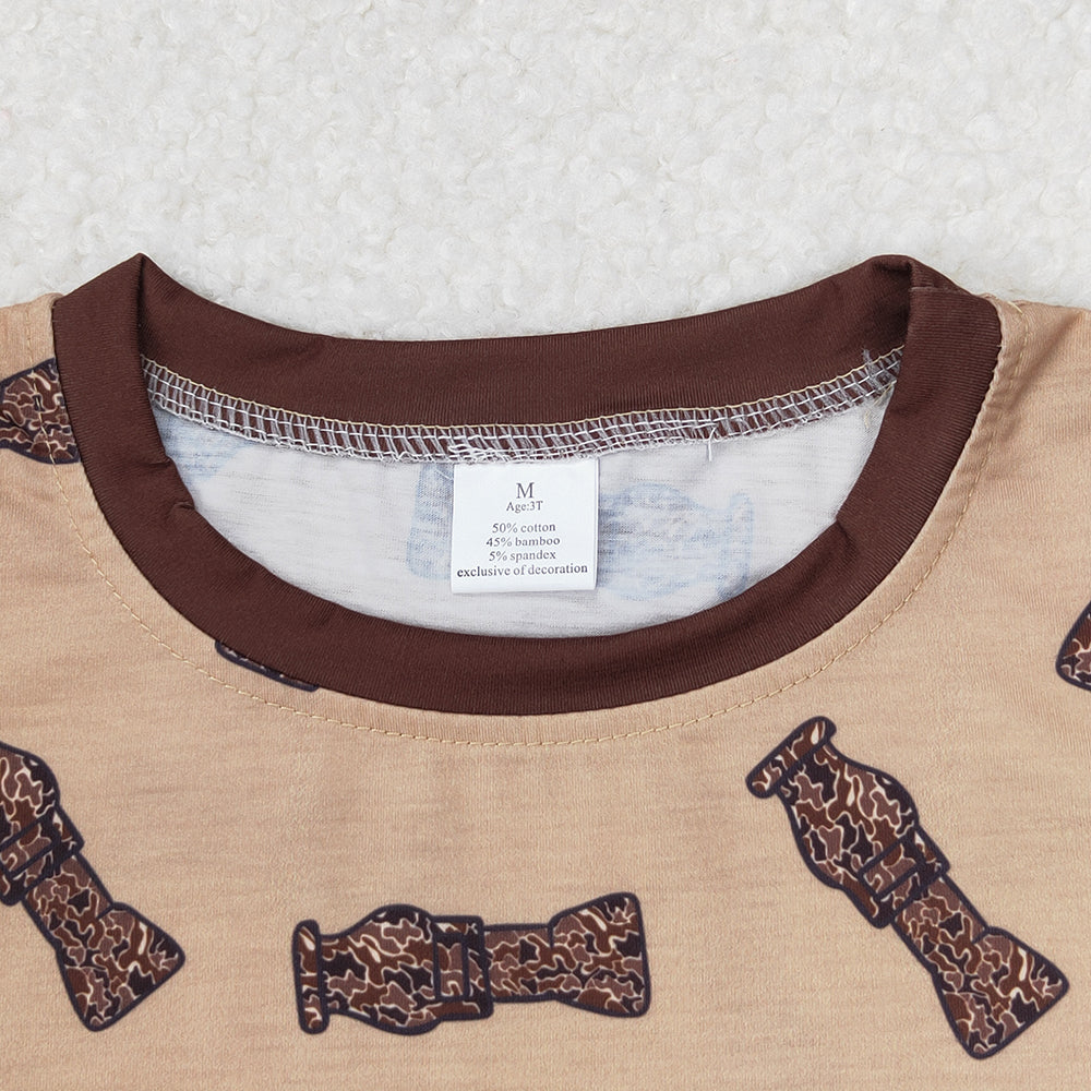 Baby Boys Camo Duck Call Shirt Pants Bamboo Pajamas Clothes Sets