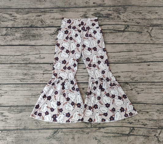 Baby Girls Grey Halloween Ghost Bell Pants