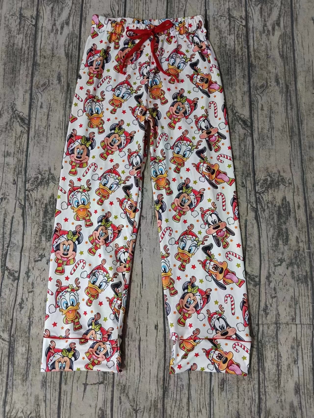 Adult Women Christmas Mouse Bottoms Pants Pajamas Preorder(moq 5)