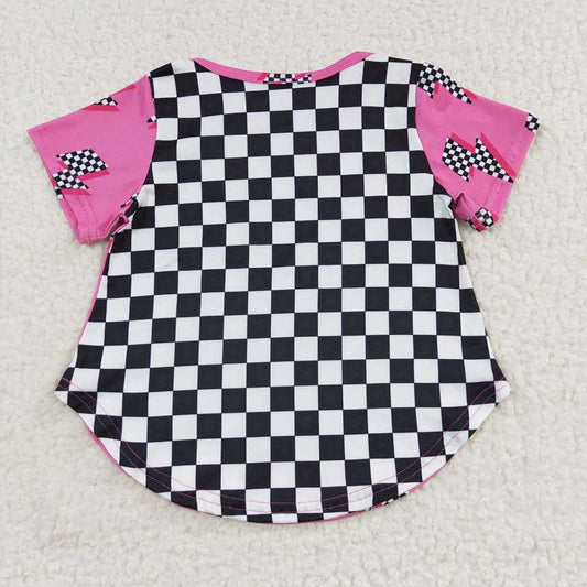 Baby Girls Hotpink Western Short Sleeve Tee Shirts Tops