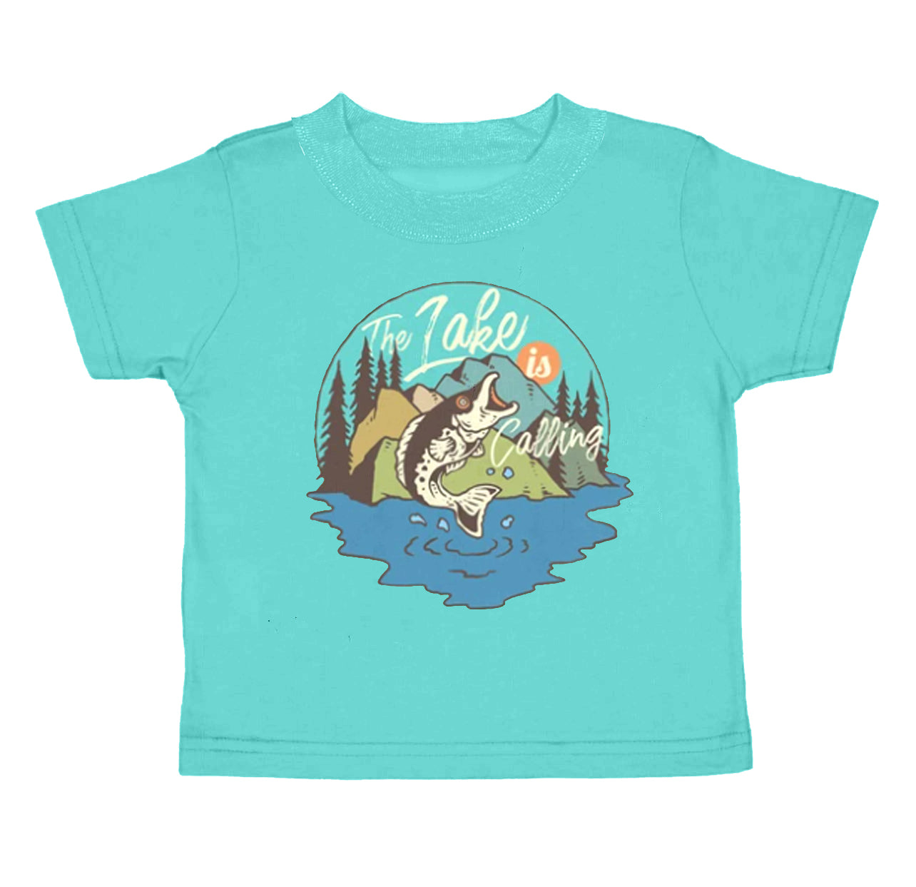 Baby Boys Fishing Blue Tee Shirts Tops preorder(moq 5)