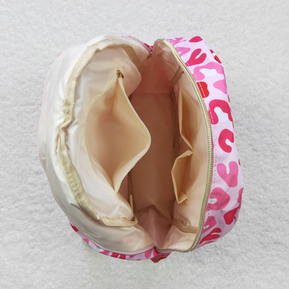 Baby Kids Girls Valentines Pink Leopard Back Bags