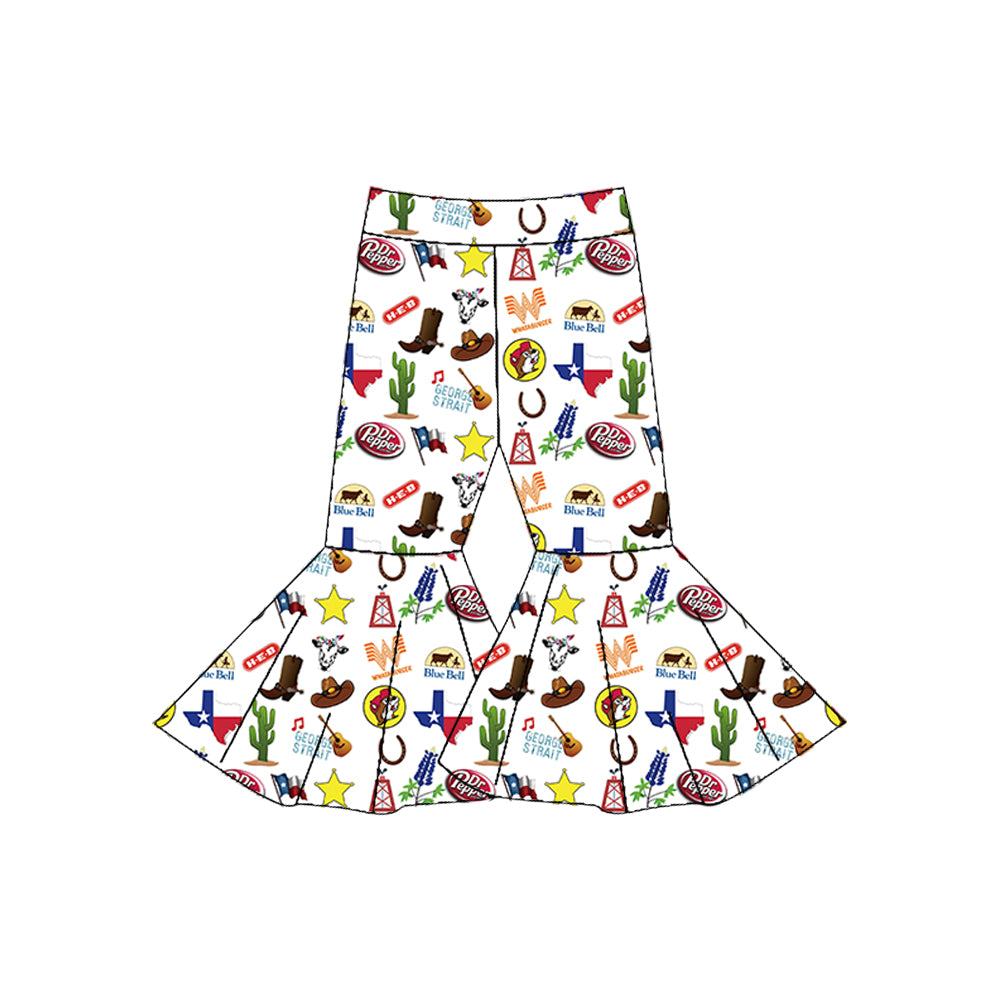 Baby Girls TX Texas Bell Bottom Pants preorder(moq 5)