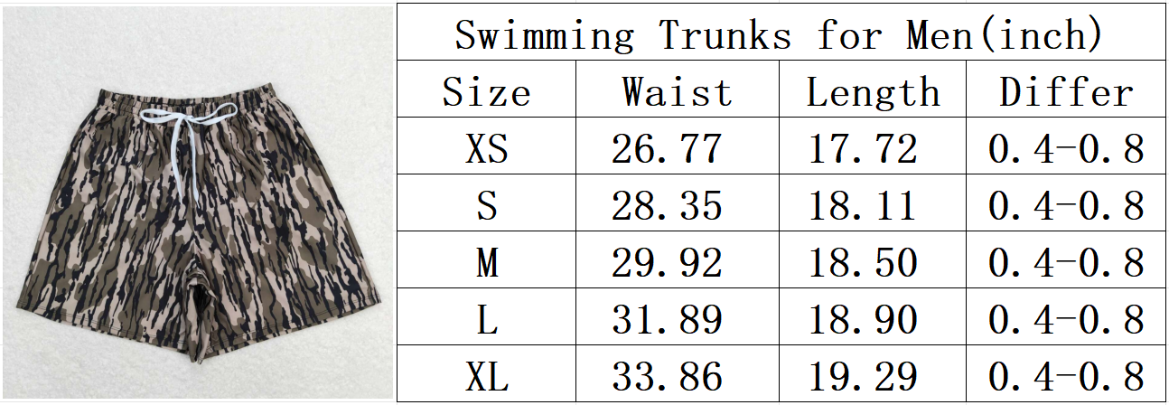 Adult Man Grey Ducks Bottom Trunk Drawstrings Shorts Swimwear