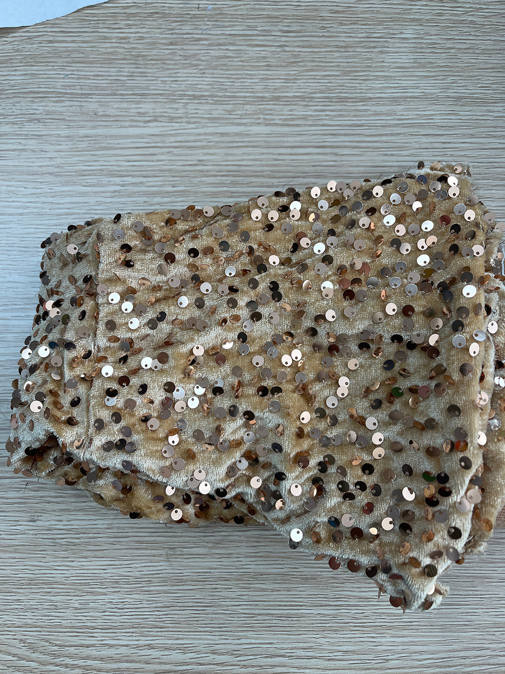 Baby Girls Golden Sequin Bell Bottom Pants