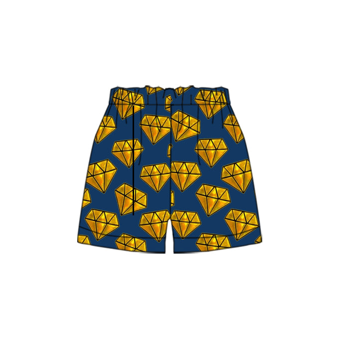 Preorder(moq 5) Baby Boys Blue Diamond Sports Shorts